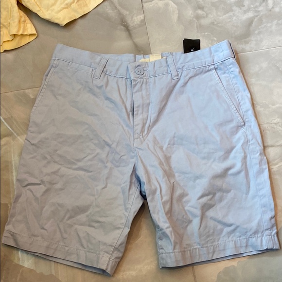 H&M Other - H&M Light Blue Men’s Flat Front Shorts LIKE NEW!